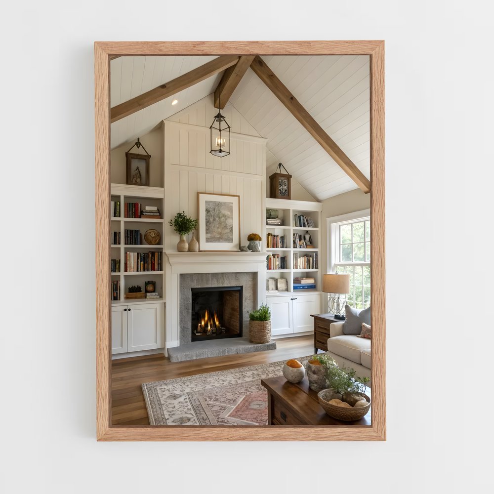 ap-vaulted ceilings-7 cadre Bois clair