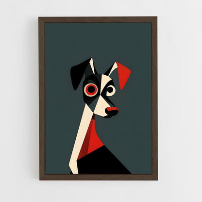 ap-vector art-4 cadre Bois foncé