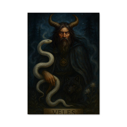 Poster Serpent et Cornes