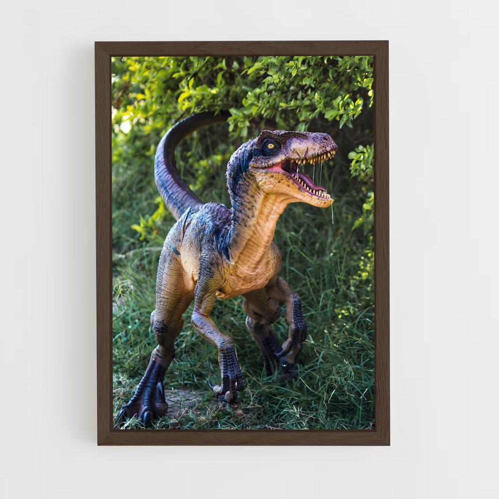 ap-velociraptor-1 cadre Bois foncé