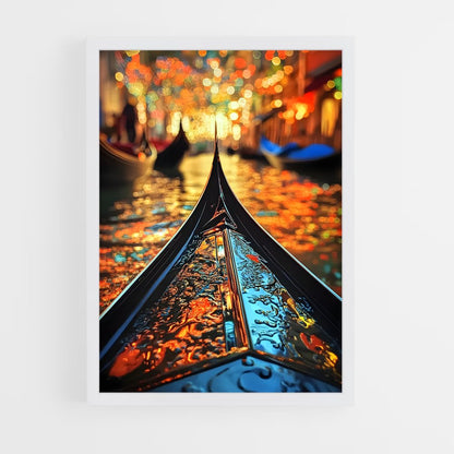 ap-venetian gondola-14 cadre Blanc