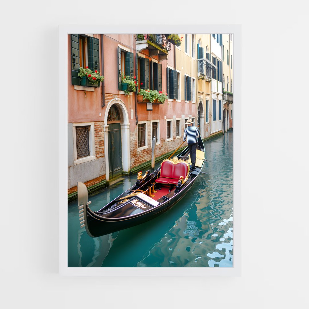 ap-venetian gondola-6 cadre Blanc