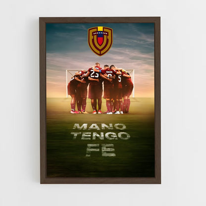 ap-venezuela national football team-2 cadre Bois foncé