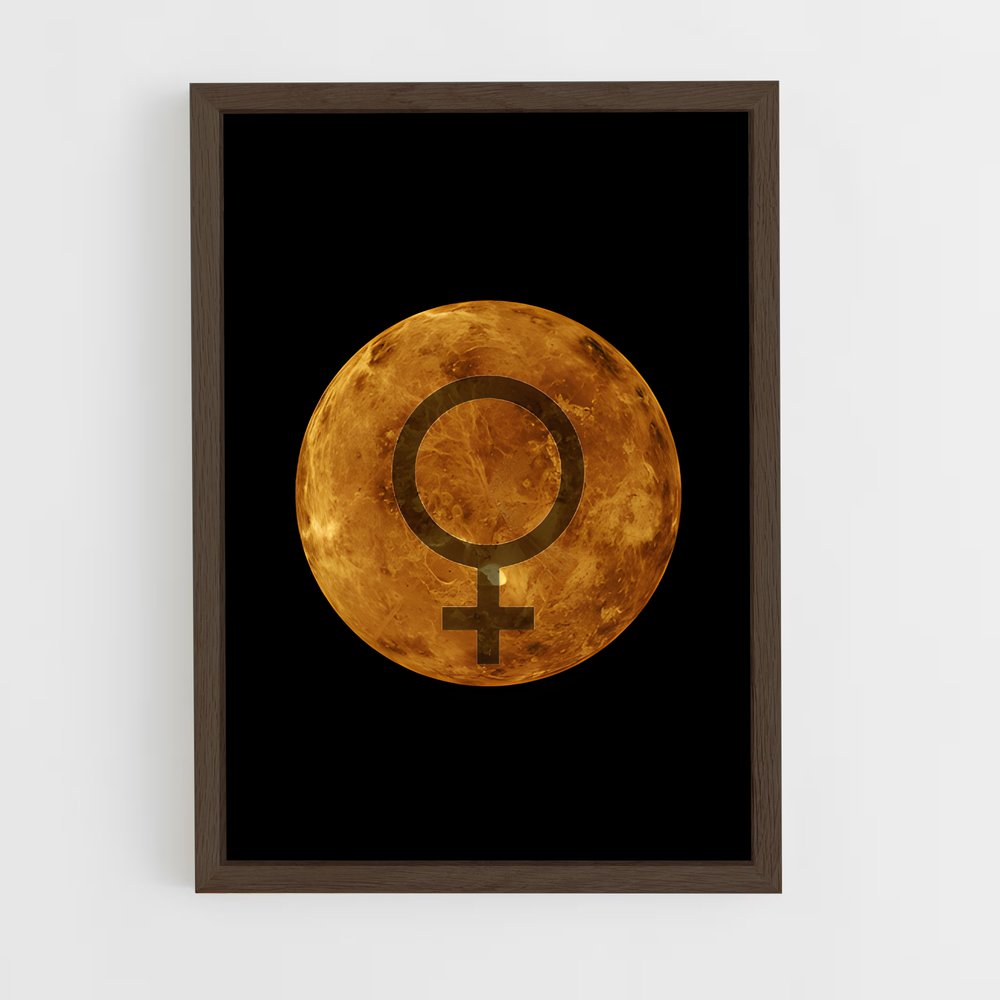 ap-venus symbol-2 cadre Bois foncé