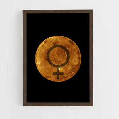 ap-venus symbol-2 cadre Bois foncé