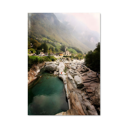Poster Cascade de Verzasca