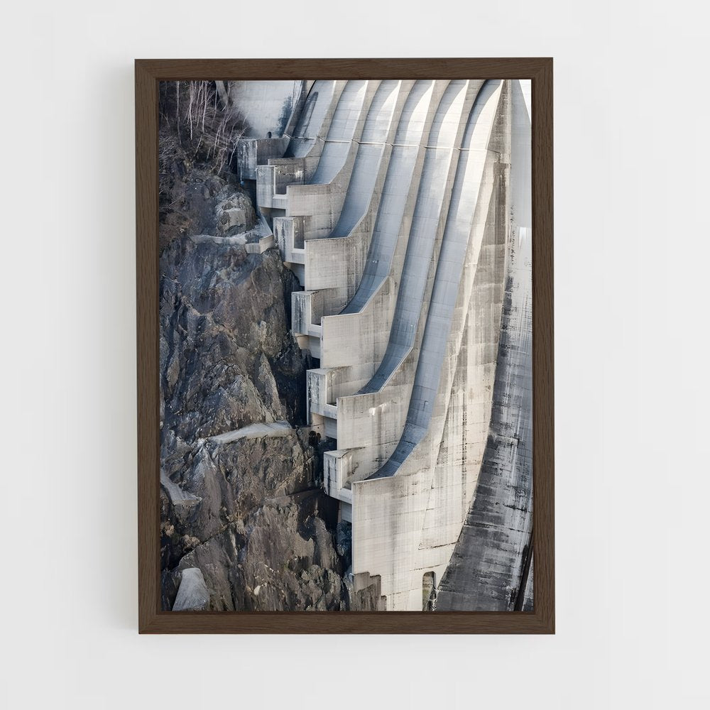 ap-verzasca dam switzerland-1 cadre Bois foncé