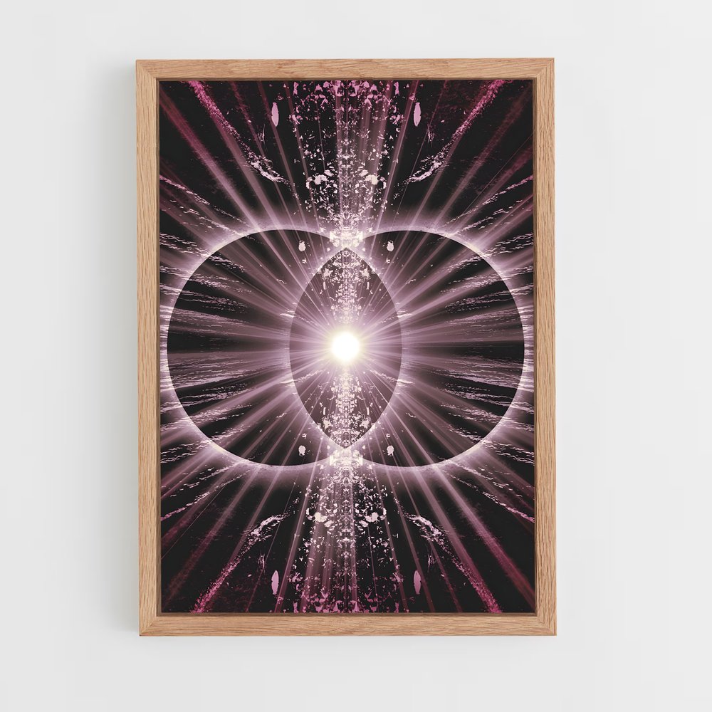 ap-vesica piscis-2 cadre Bois clair