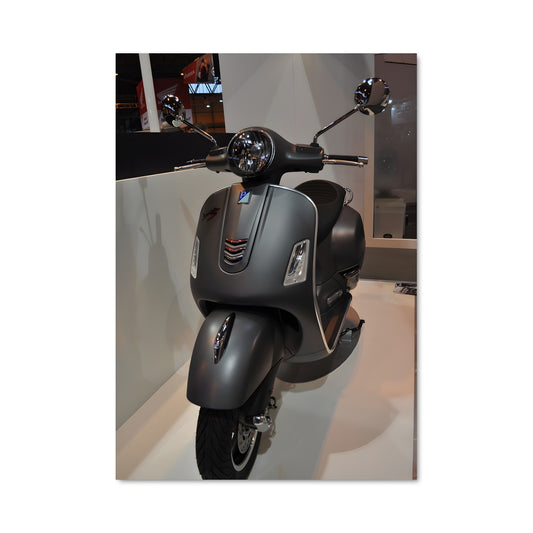 Poster Vespa Noir Éclat