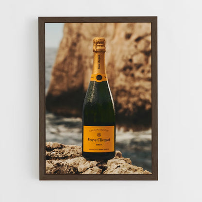 ap-veuve clicquot-1 cadre Bois foncé