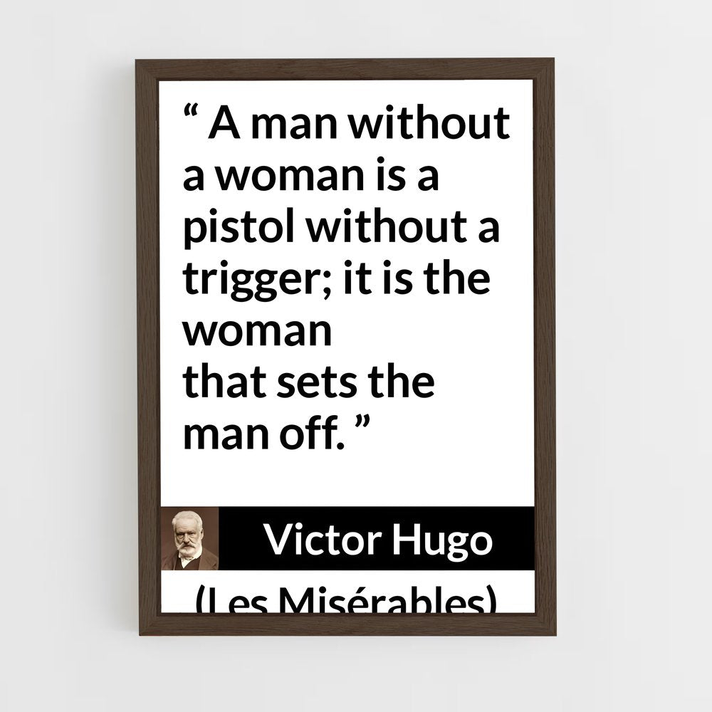 ap-victor hugo-4 cadre Bois foncé