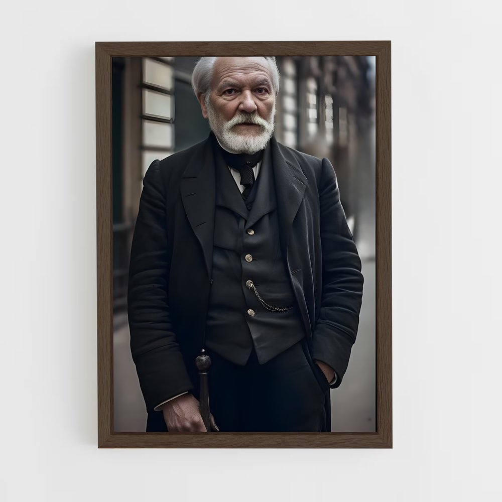 ap-victor hugo-6 cadre Bois foncé