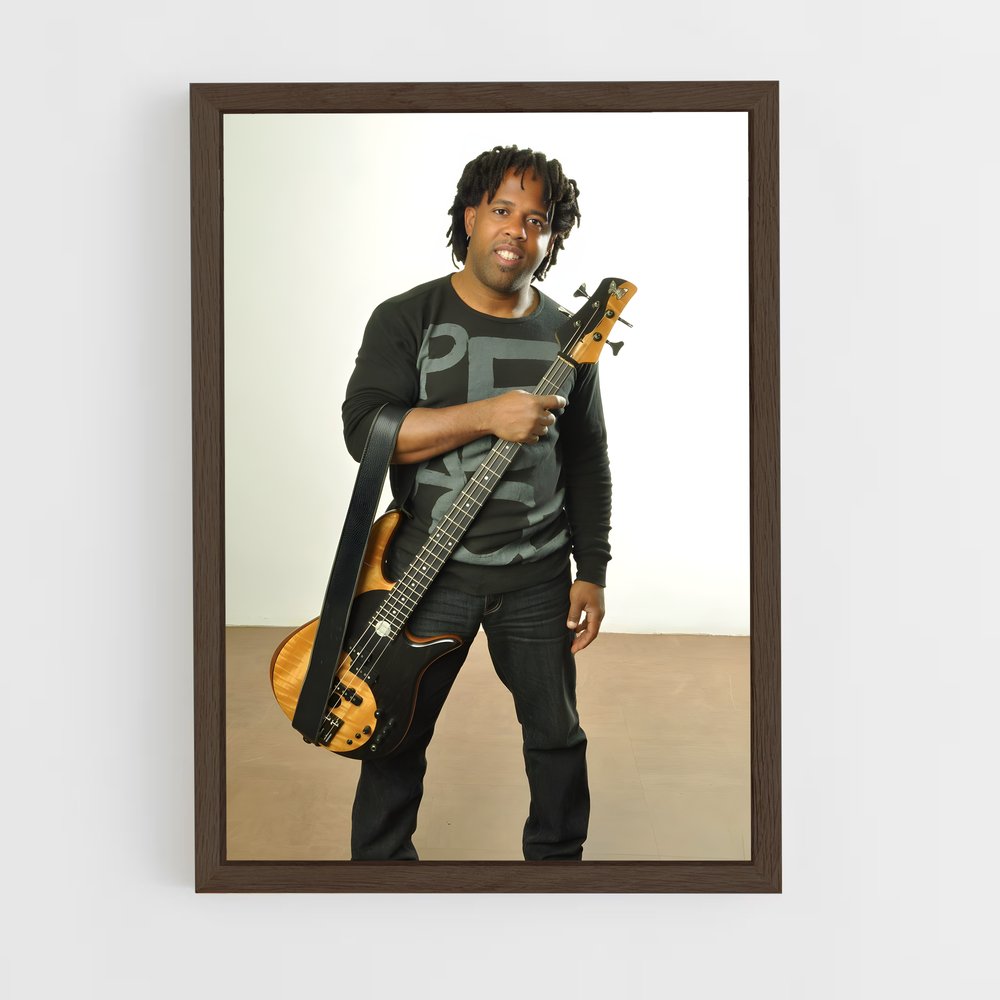 ap-victor wooten-4 cadre Bois foncé
