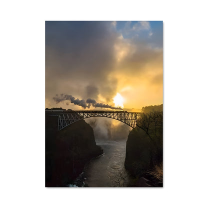 Poster Sunset Over Victoria