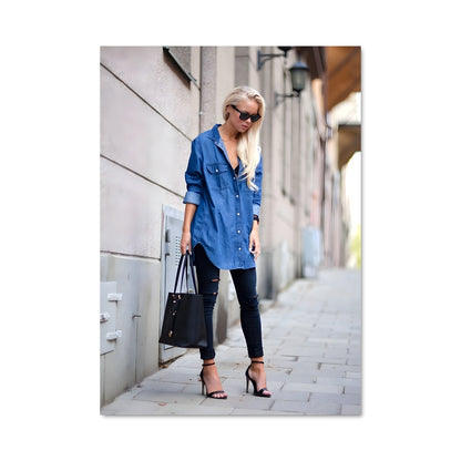 Poster Denim Chic