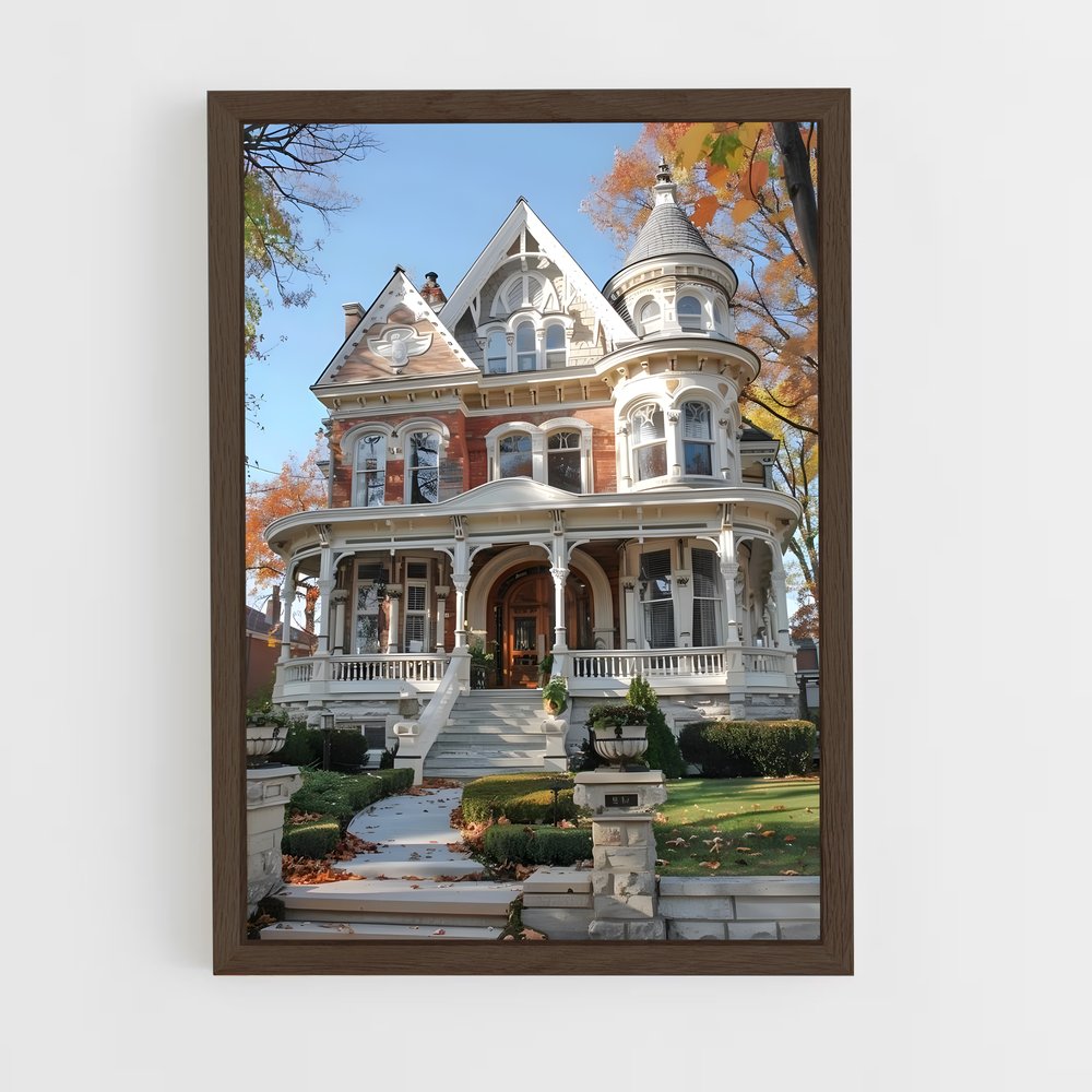 ap-victorian architecture-10 cadre Bois foncé