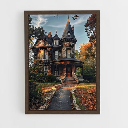 ap-victorian architecture-11 cadre Bois foncé