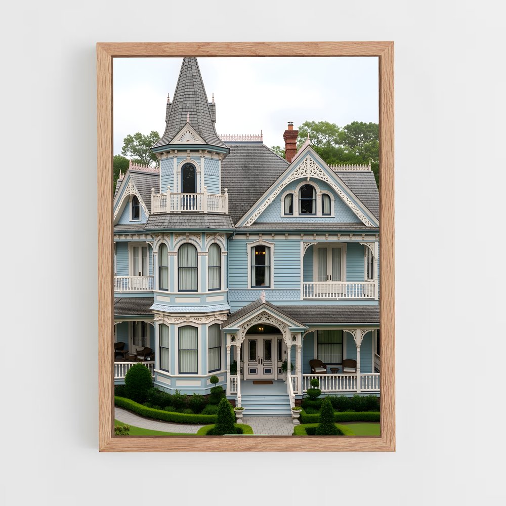ap-victorian architecture-12 cadre Bois clair