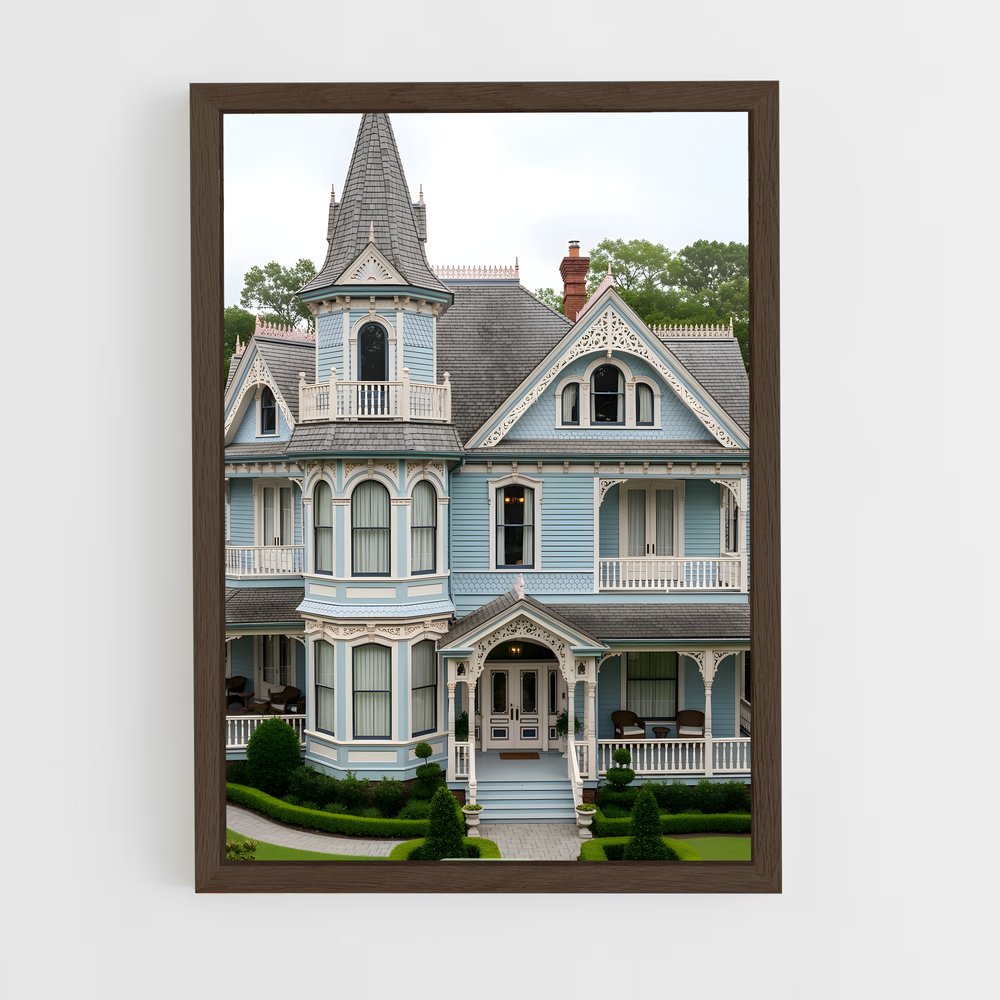 ap-victorian architecture-12 cadre Bois foncé