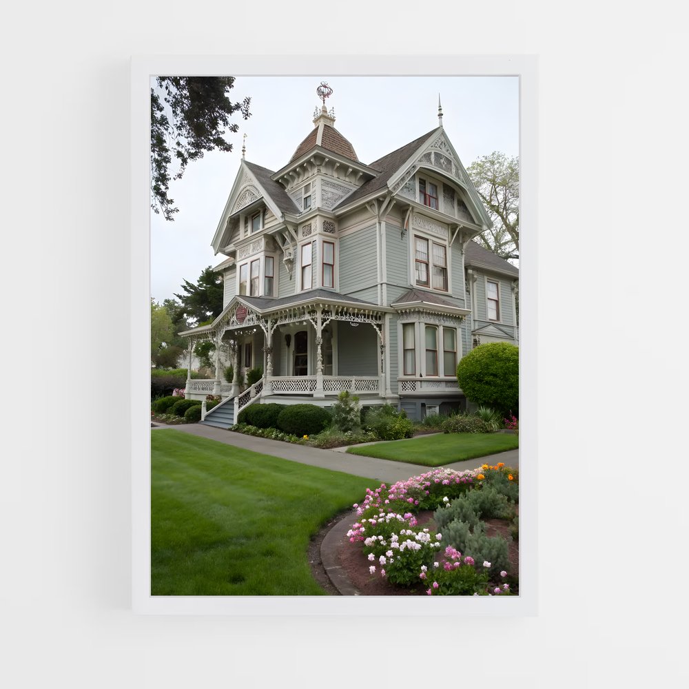 ap-victorian architecture-14 cadre Blanc