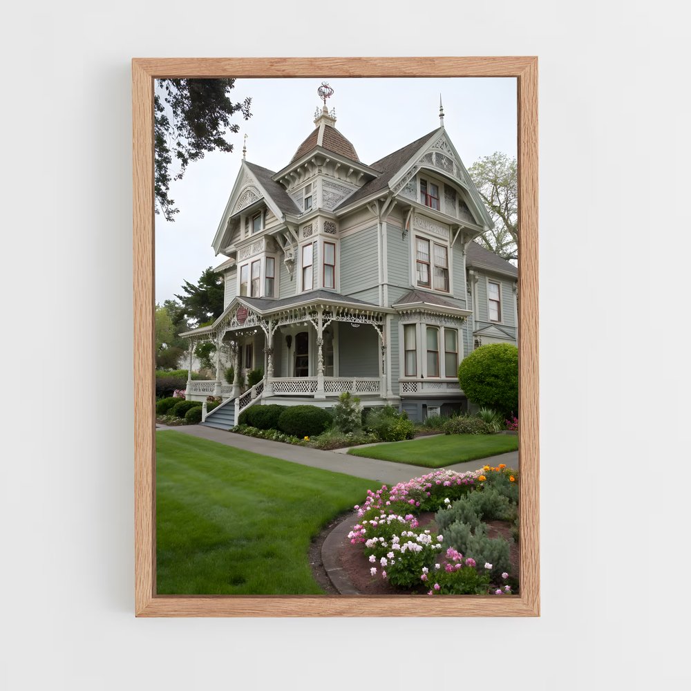 ap-victorian architecture-14 cadre Bois clair