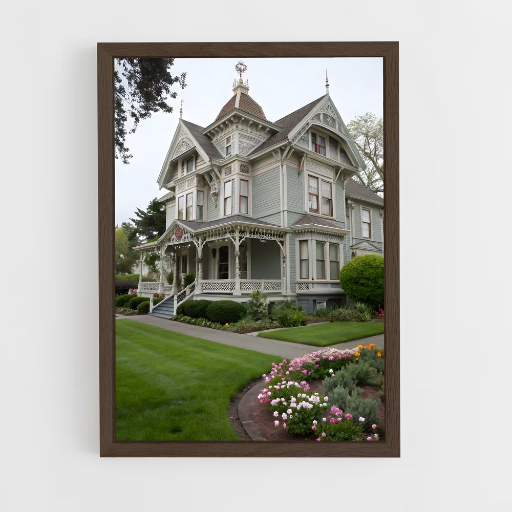 ap-victorian architecture-14 cadre Bois foncé