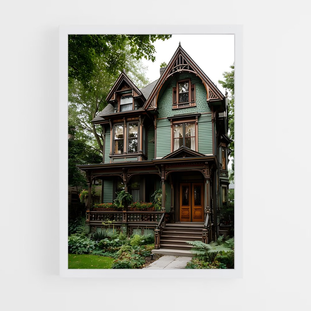 ap-victorian architecture-15 cadre Blanc