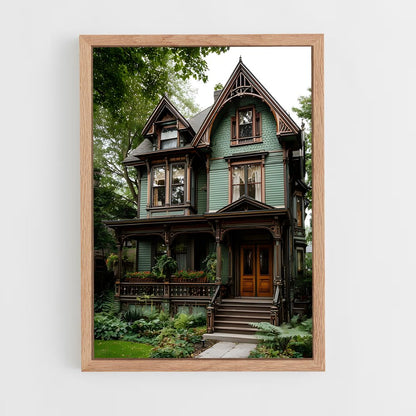 ap-victorian architecture-15 cadre Bois clair