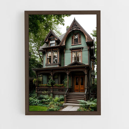 ap-victorian architecture-15 cadre Bois foncé
