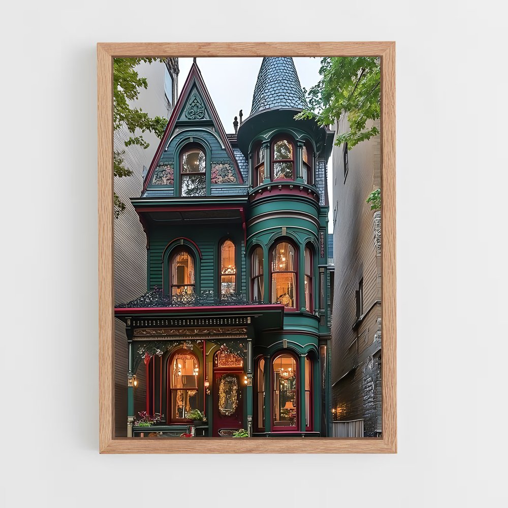 ap-victorian architecture-2 cadre Bois clair