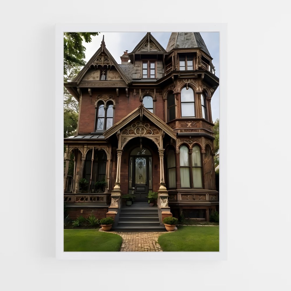 ap-victorian architecture-3 cadre Blanc