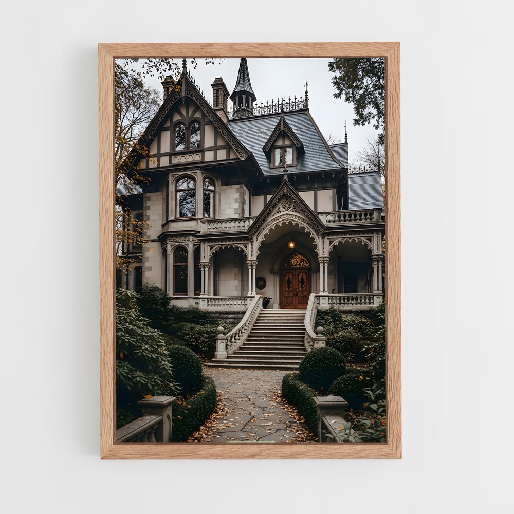 ap-victorian architecture-4 cadre Bois clair