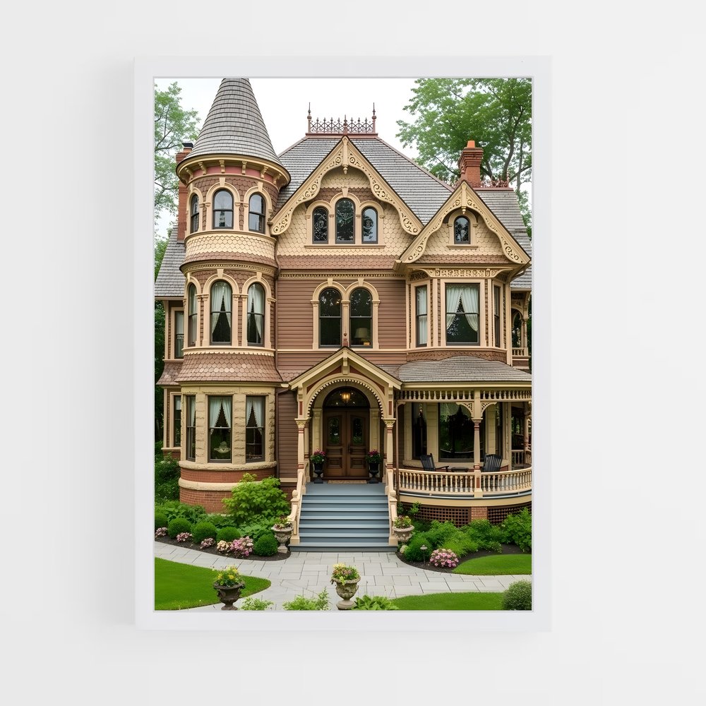 ap-victorian architecture-6 cadre Blanc