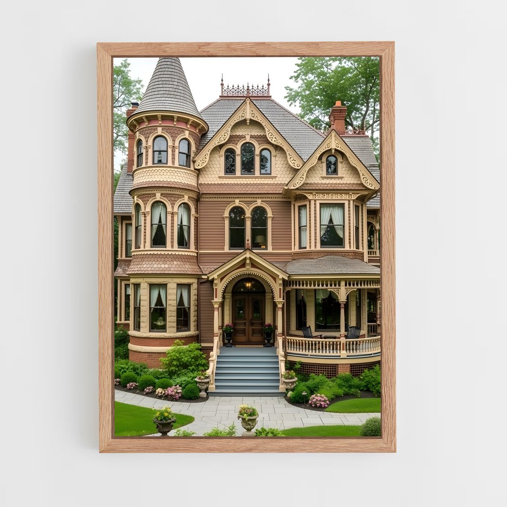 ap-victorian architecture-6 cadre Bois clair