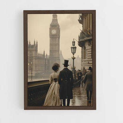 ap-victorian era-13 cadre Bois foncé