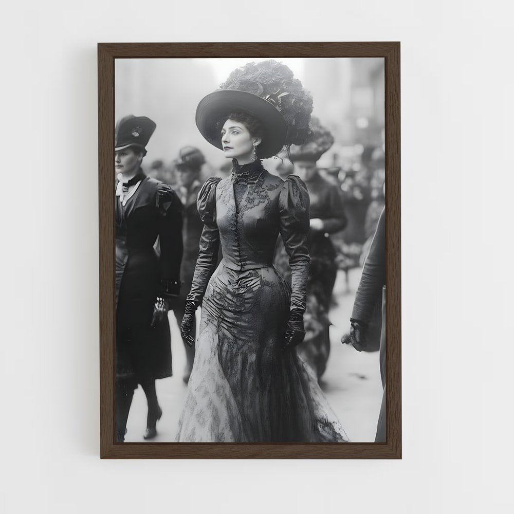 ap-victorian era-4 cadre Bois foncé