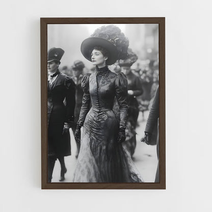 ap-victorian era-4 cadre Bois foncé
