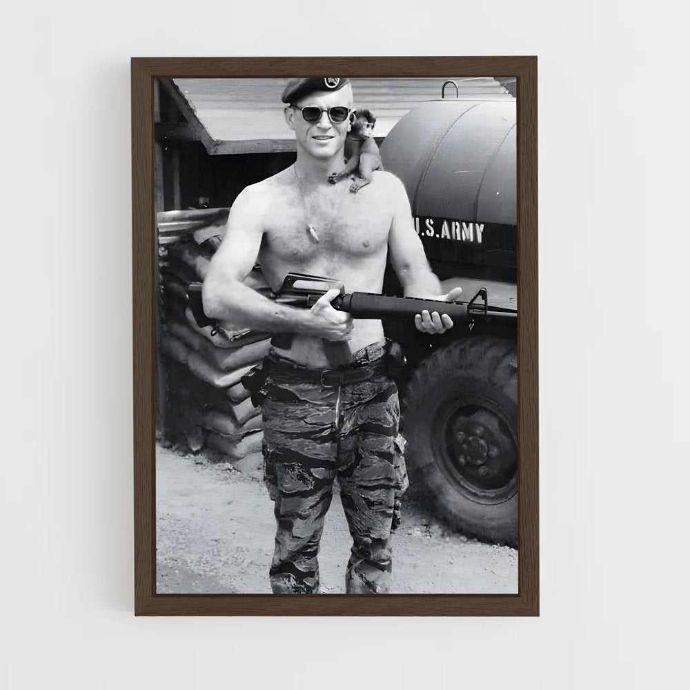 ap-vietnam war-2 cadre Bois foncé