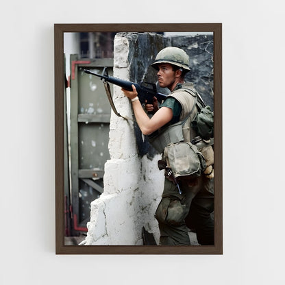 ap-vietnam war-4 cadre Bois foncé