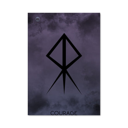 Poster Rune de Courage