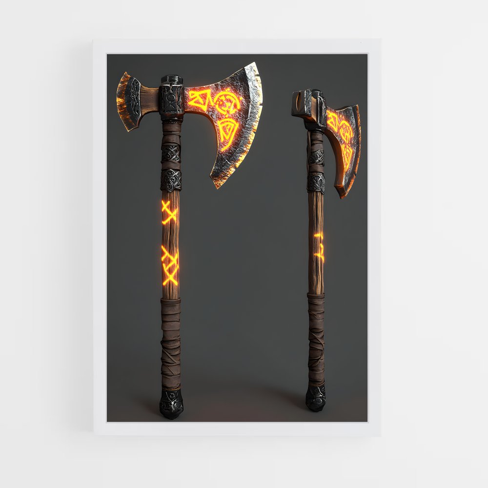 ap-viking axe-1 cadre Blanc