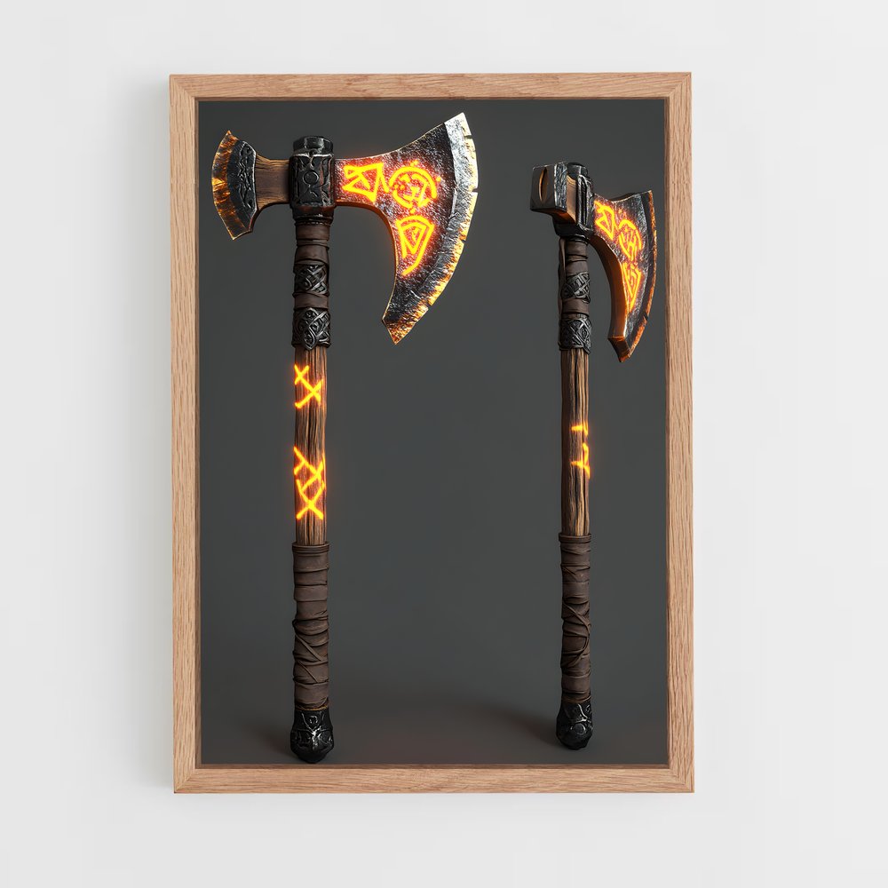 ap-viking axe-1 cadre Bois clair