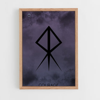 ap-viking runes-2 cadre Bois clair