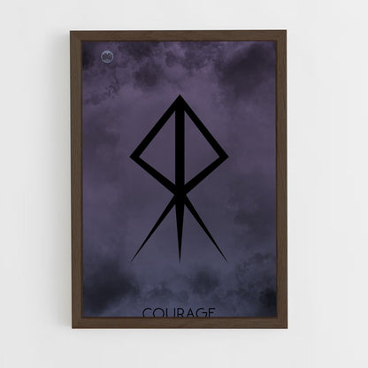 ap-viking runes-2 cadre Bois foncé