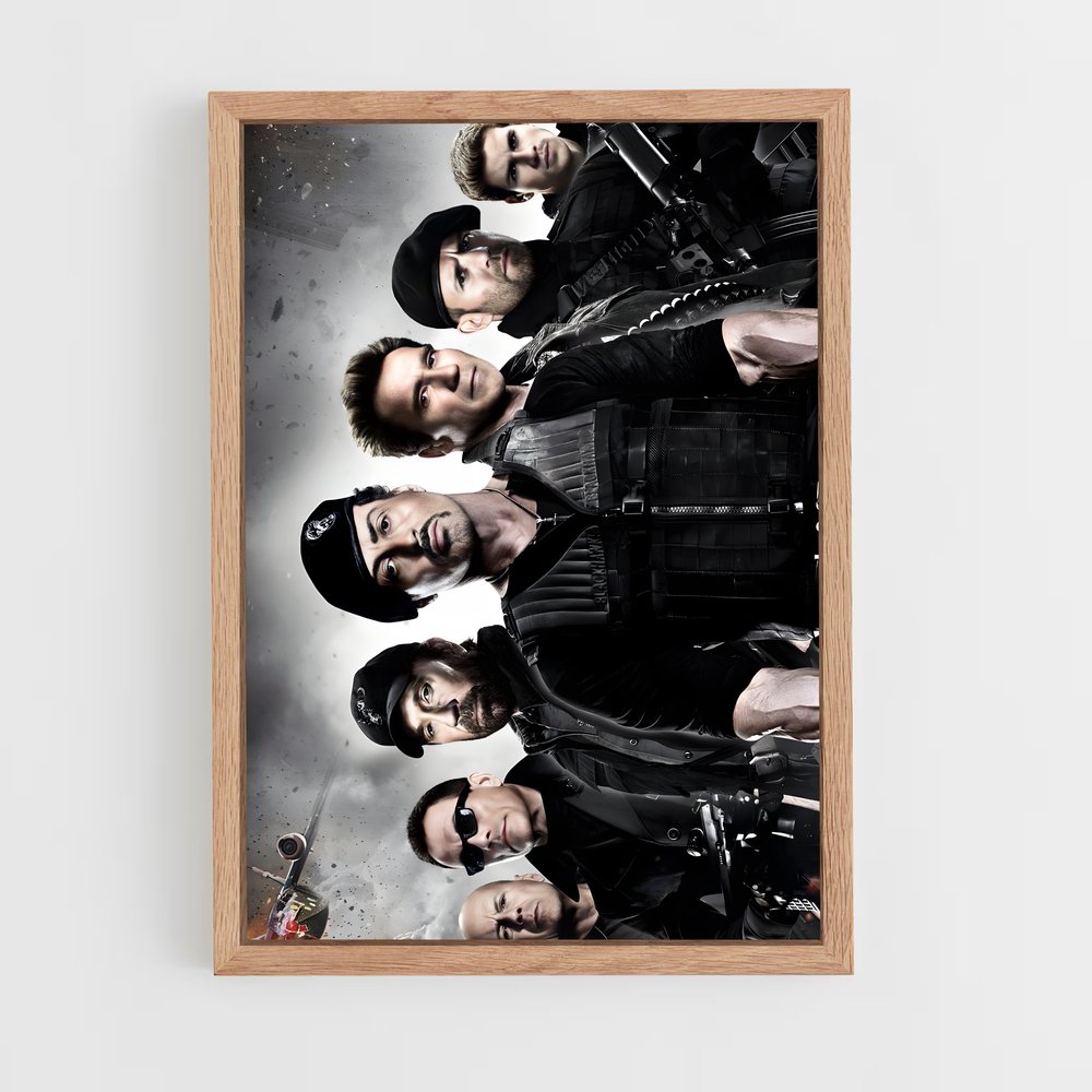ap-vilain expendables-1 cadre Bois clair