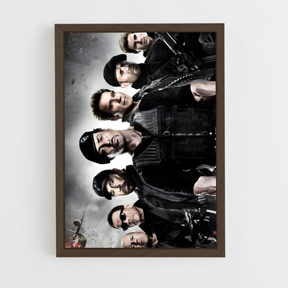 ap-vilain expendables-1 cadre Bois foncé