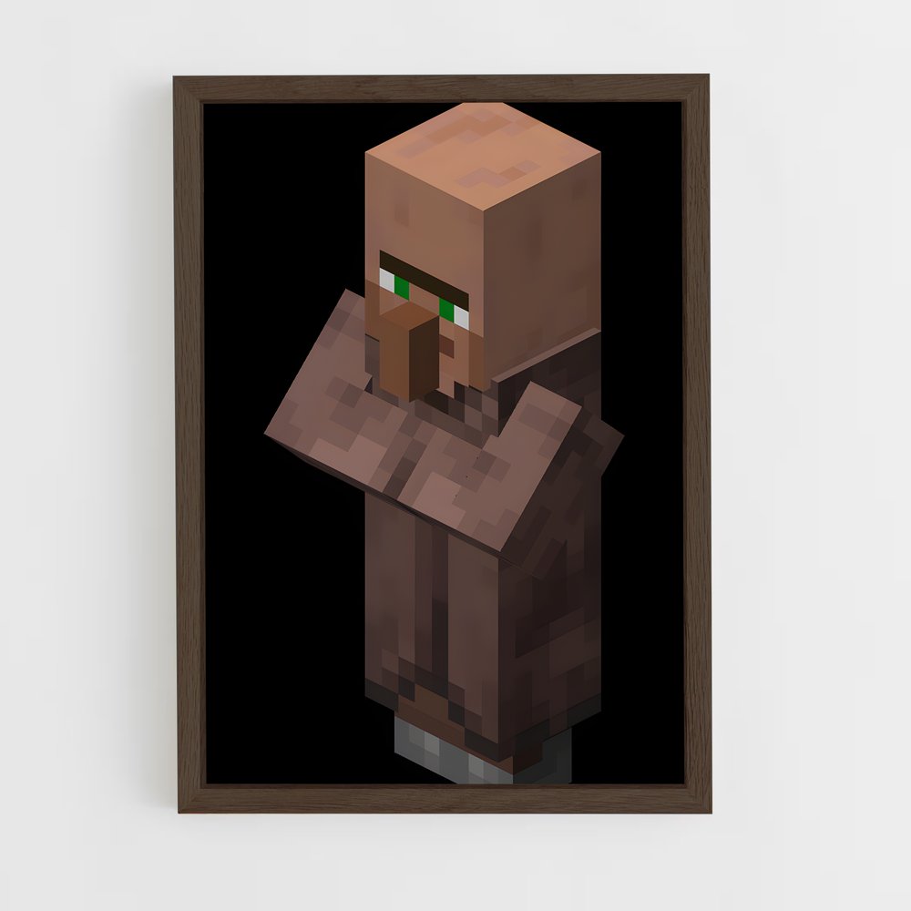 ap-villager minecraft-1 cadre Bois foncé