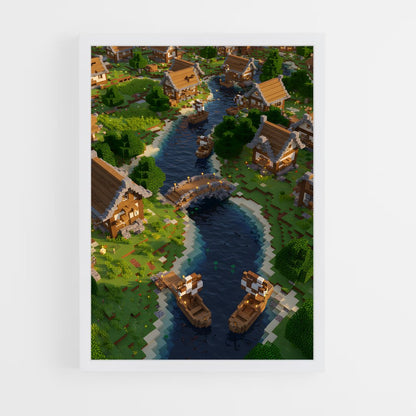 ap-villager minecraft-2 cadre Blanc