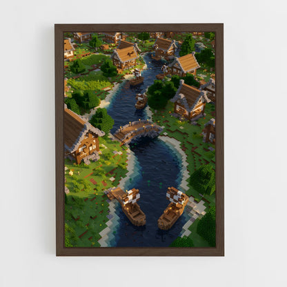 ap-villager minecraft-2 cadre Bois foncé