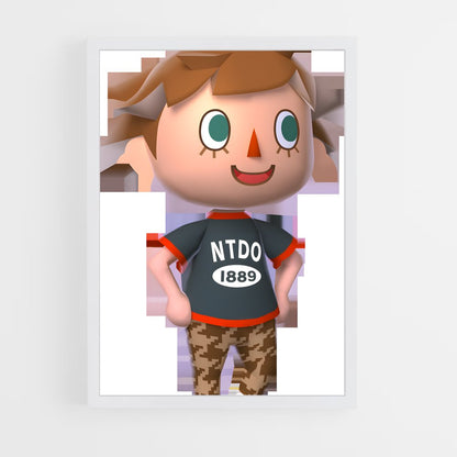 ap-villager nintendo-1 cadre Blanc